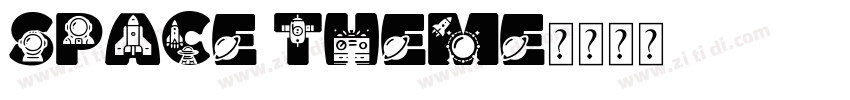 Space Theme字体转换